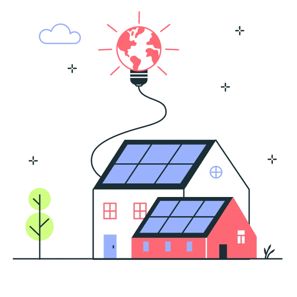 Solar Panel Illustration